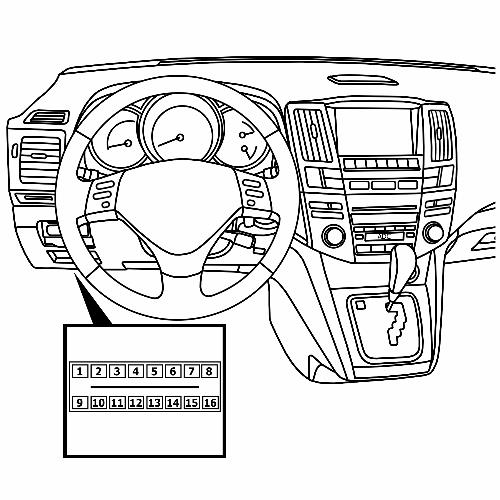 Комплект ангренажен ремък за Lexus RX (MCU) 400h 211 коня бензин/ електро  3MZ-FE - AutoPower.BG