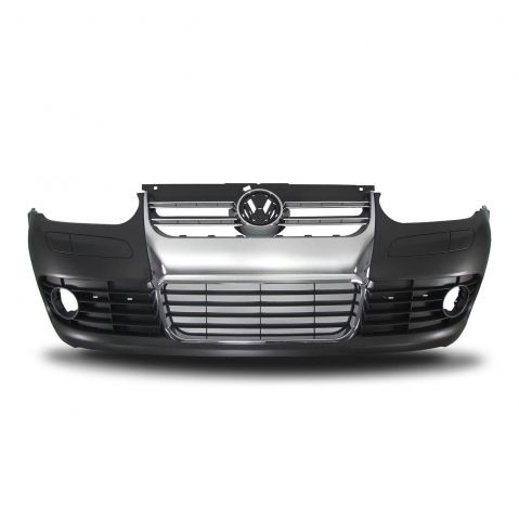 Предна броня за Голф 4 - VR Design с хром решетка с отвори за халоген AP  FBUMPG4VRFOG - Тунинг VW Golf 4 - AutoPower.BG