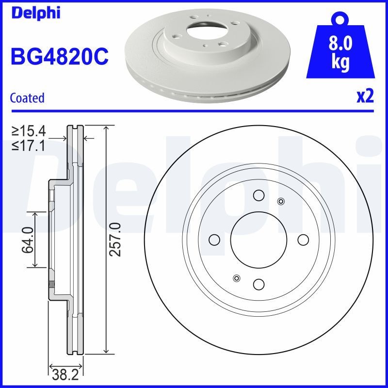 Оценка и мнение за Спирачен диск DELPHI BG4820C