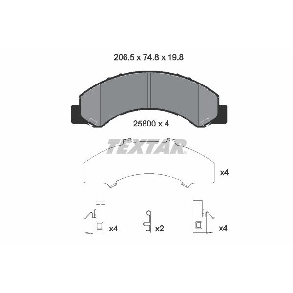 Снимка на Спирачен диск TEXTAR 92026100 за Audi 90 Cabrio (8G7, B4) 2.8 - 174 коня бензин