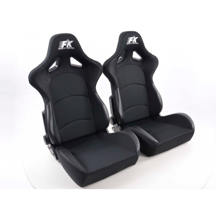 Спортни седалки комплект 2 бр. Control с подгряване и масаж FK Automotive  FKRSE401-1/401-2-M - Спортни седалки - AutoPower.BG