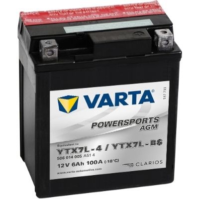 Оценка и мнение за Стартов акумулатор VARTA POWERSPORTS AGM 506014005A514