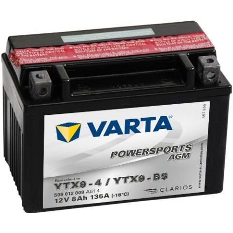 Оценка и мнение за Стартов акумулатор VARTA POWERSPORTS AGM 508012008A514