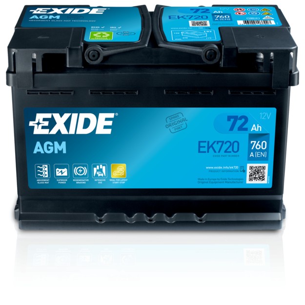 Оценка и мнение за Стартов акумулатор EXIDE AGM EK720