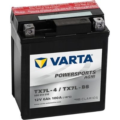 Снимка на Стартов акумулатор VARTA POWERSPORTS AGM 506014010I314 за мотор Suzuki Vanvan VanVan 125 (WVBT) - 12 коня бензин