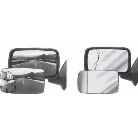 Стъкло за странично огледало VAN WEZEL HAGUS 7059 за VW Golf 2 (19E,1G1)  1.6 - 75 коня | Странично огледало