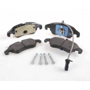 Снимка на 1 set: brake pads with wear indicator for disc brake VAG 8K0698151H