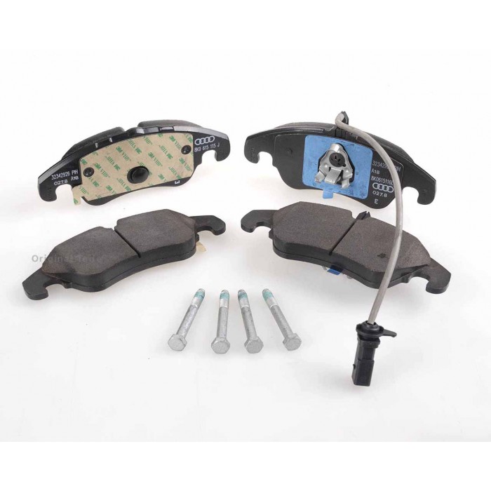 Снимка на 1 set: brake pads with wear indicator for disc brake VAG 8K0698151H за Audi A4 Sedan (8K2, B8) 2.0 TDI - 150 коня дизел