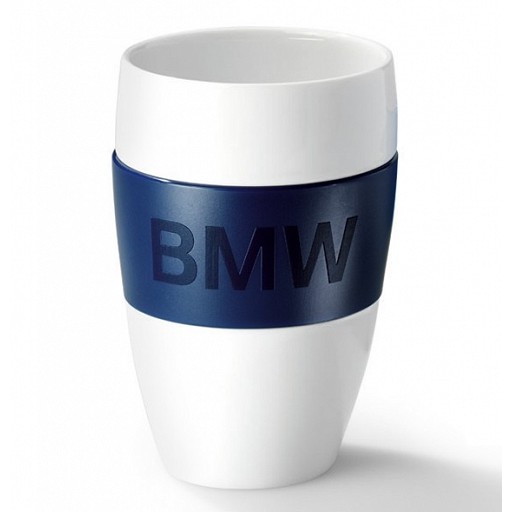 Снимка на BMW Coffee Mug white/dark blue BMW OE 80222156342 за Ford Mondeo MK 3 (B5Y) 2.0 TDCi - 130 коня дизел