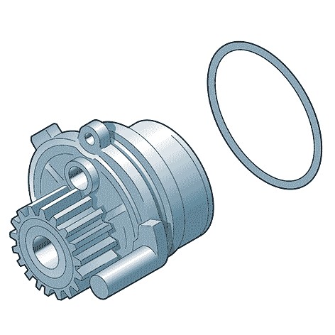 Оценка и мнение за Coolant pump with sealing ring VAG 06B121011LX