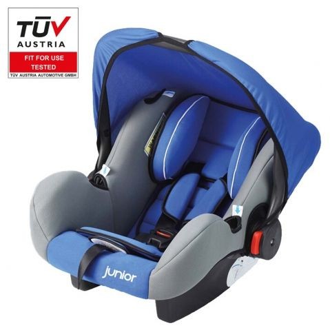 Оценка и мнение за Бебешко столче за кола с дръжка Junior - Bambini - син цвят AP 44450005