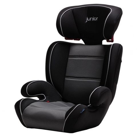 Оценка и мнение за Детско столче за кола Junior - Basic - черен цвят с бели кантове AP 44440718