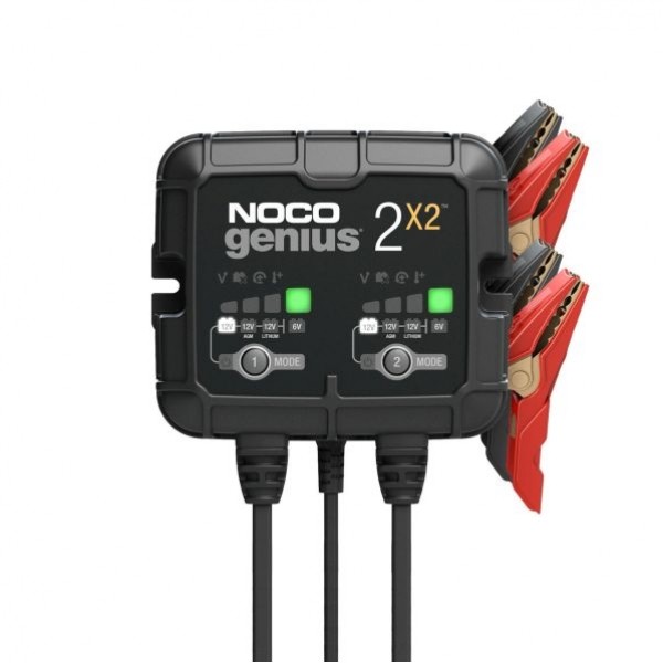 Снимка на Зарядно устройство за акумулатор NOCO GENIUS2X2 за Honda Logo (GA3) 1.3 (GA3) - 65 коня бензин