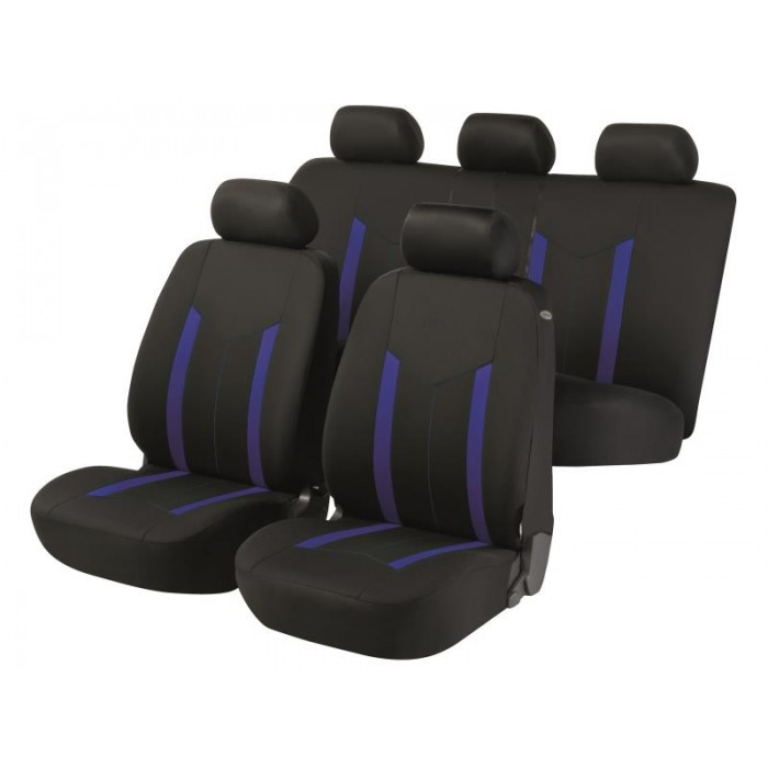 Снимка на Калъфи за седалки HASTINGS черно-сини AP DO WA11808 за Lotus Exige 2012- 3.5 410 - 416 коня бензин