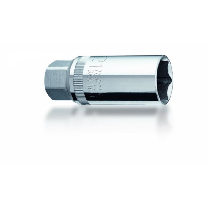 Оценка и мнение за Ключ за запалителни свещи размер 16 дължина 65mm тип Шестоъгълен Дълъг, Магнитен - 1 бр. TOPTUL BAAT1616