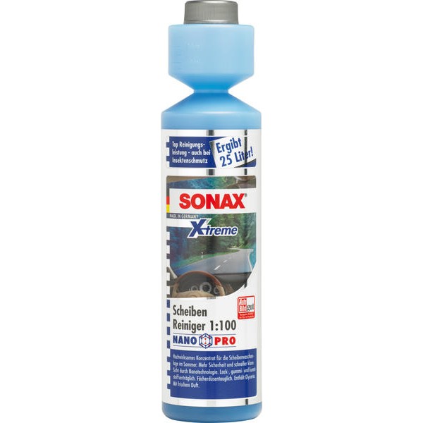 Снимка на Лятна течност за чистачки конц. 1:100 син 0.25L SONAX AC SX271141 за Toyota Avensis Estate (T25) 2.2 TD - 101 коня дизел