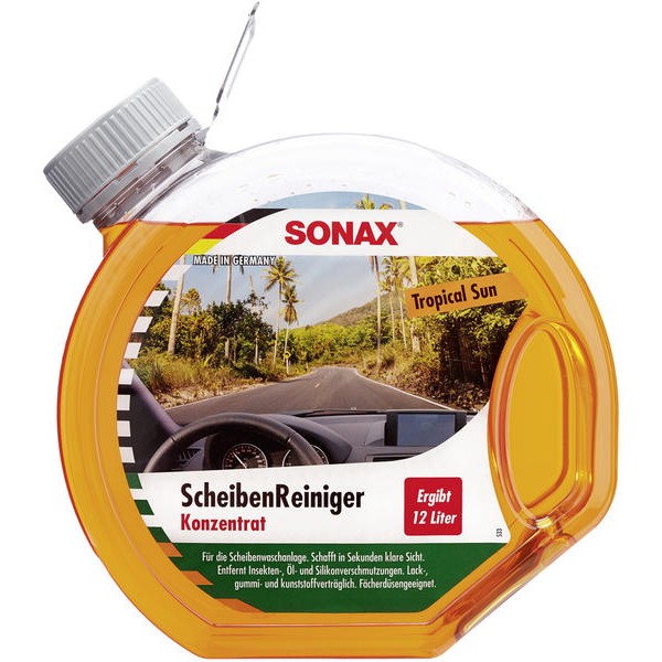 Снимка на Лятна течност за чистачки конц. 1:3 тропик 3L SONAX AC SX387400 за Mercedes C-class T-model (s205) C 220 BlueTEC / d (205.204) - 170 коня дизел