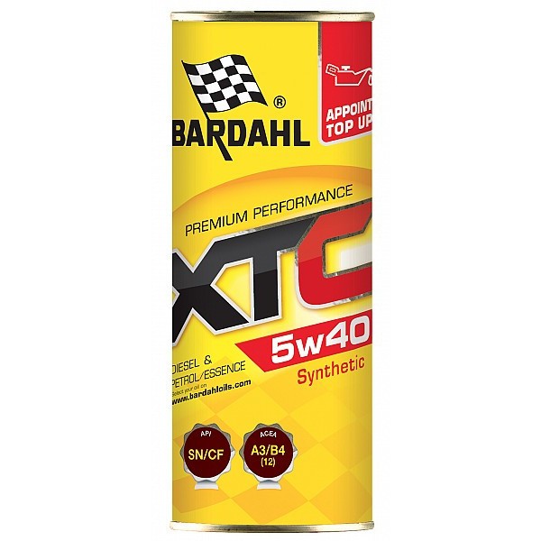 Снимка на Моторно масло Bardahl XTC 5W40 0.400L BAR-36160
