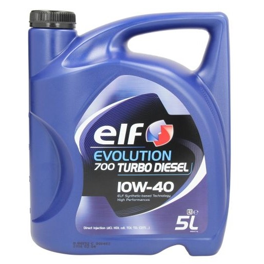 Снимка на Моторно масло ELF EVO 700 TD 10W40 5L за VW Transporter T4 Box 2.5 TDI - 102 коня дизел