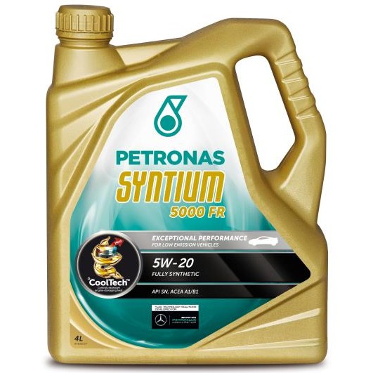Снимка на Моторно масло Petronas PETRONAS SYNT 5000 FR 5W20 4L за Mitsubishi Montero 4 (V80,V90) 3.2 TD 4WD - 203 коня дизел