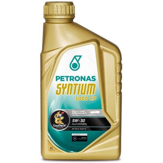 Снимка на Моторно масло Petronas SYNT 5000 CP 5W30 1L за камион Mercedes Actros MP2, MP3 2555, L, LL - 165 коня бензин