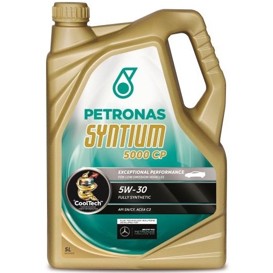 Снимка на Моторно масло Petronas SYNT 5000 CP 5W30 5L за Citroen Berlingo MF 1.4 i bivalent (MFKFW) - 75 коня Бензин/Метан(CNG)