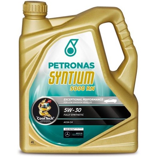 Снимка на Моторно масло Petronas SYNT 5000 RN 5W30 4L за камион Mercedes Actros MP2, MP3 2555, L, LL - 165 коня бензин