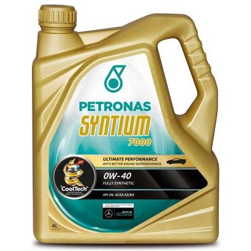 Снимка на Моторно масло Petronas SYNT 7000 0W40 4L за камион MAN F 90 19.372 FA - 370 коня дизел