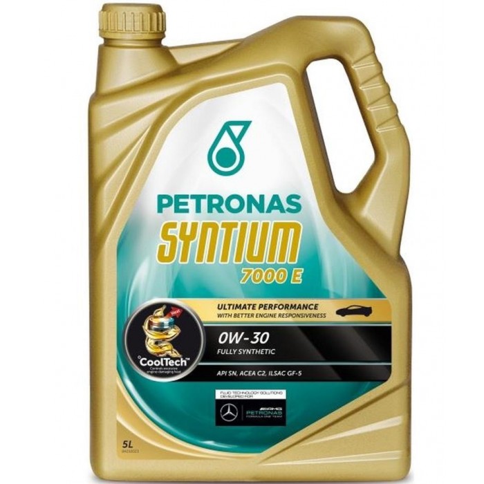 Снимка на Моторно масло Petronas SYNT 7000 E 0W30 5L за мотор Honda CBR CBR 600 F (PC41) - 102 коня бензин