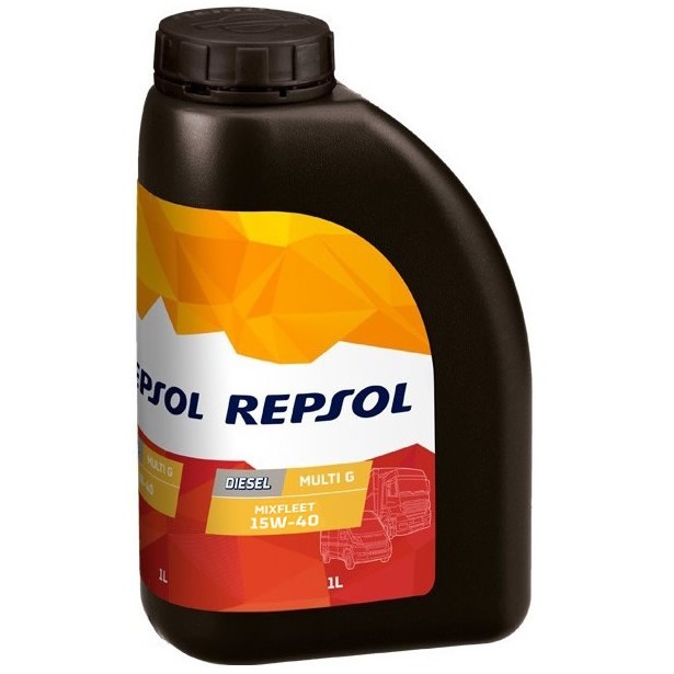 Снимка на Моторно масло REPSOL MIXFLEET 15W40 1L за Fiat 238 (238) 1.4 - 52 коня бензин