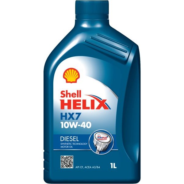 Снимка на Моторно масло SHELL HELIX D HX7 10W40 1L за камион Iveco Zeta 109-14 - 137 коня дизел