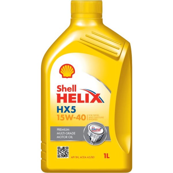 Снимка на Моторно масло SHELL HELIX HX5 15W40 1L за CADILLAC DTS 4.6 - 305 коня 