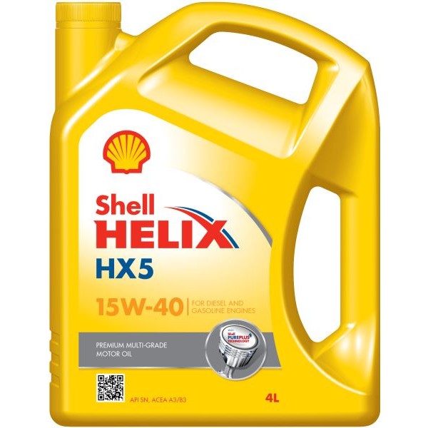 Снимка на Моторно масло SHELL HELIX HX5 15W40 4L за Ford Sierra Hatchback (GBC,GBG) 2.0 16V Cosworth 4x4 - 220 коня бензин