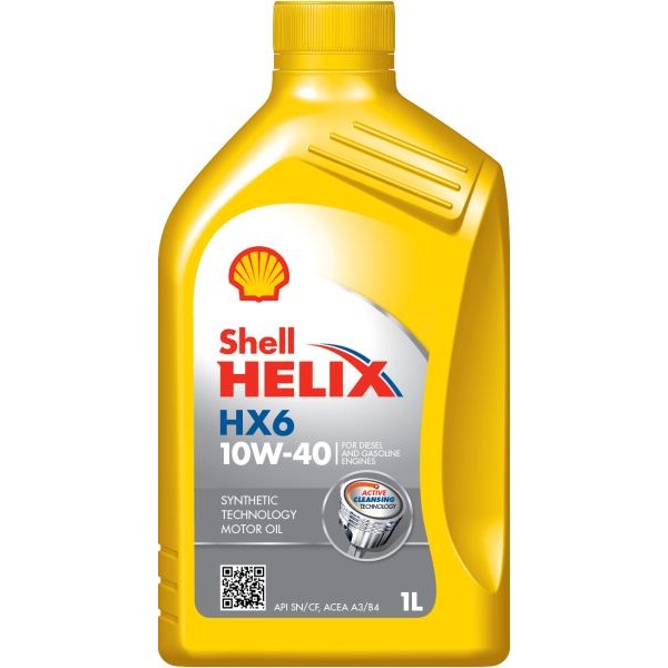 Снимка на Моторно масло SHELL HELIX HX6 10W40 1L за камион Renault MIDLUM 190.08 - 190 коня дизел