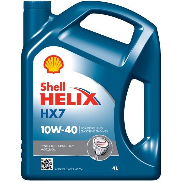 Снимка на Моторно масло SHELL HELIX HX7 10W40 4L за камион Scania P,G,R,T Series G 310, P 310 - 310 коня дизел