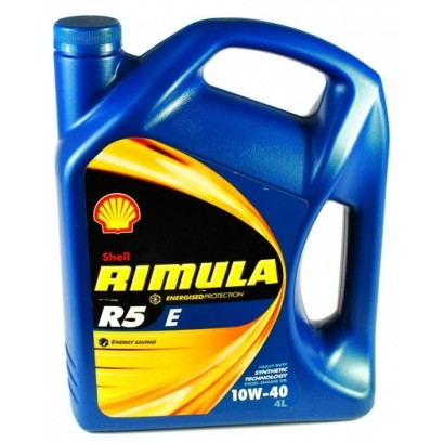 Снимка на Моторно масло SHELL RIMULA R5 E 10W40 4L за камион Scania P,G,R,T Series G 310, P 310 - 310 коня дизел