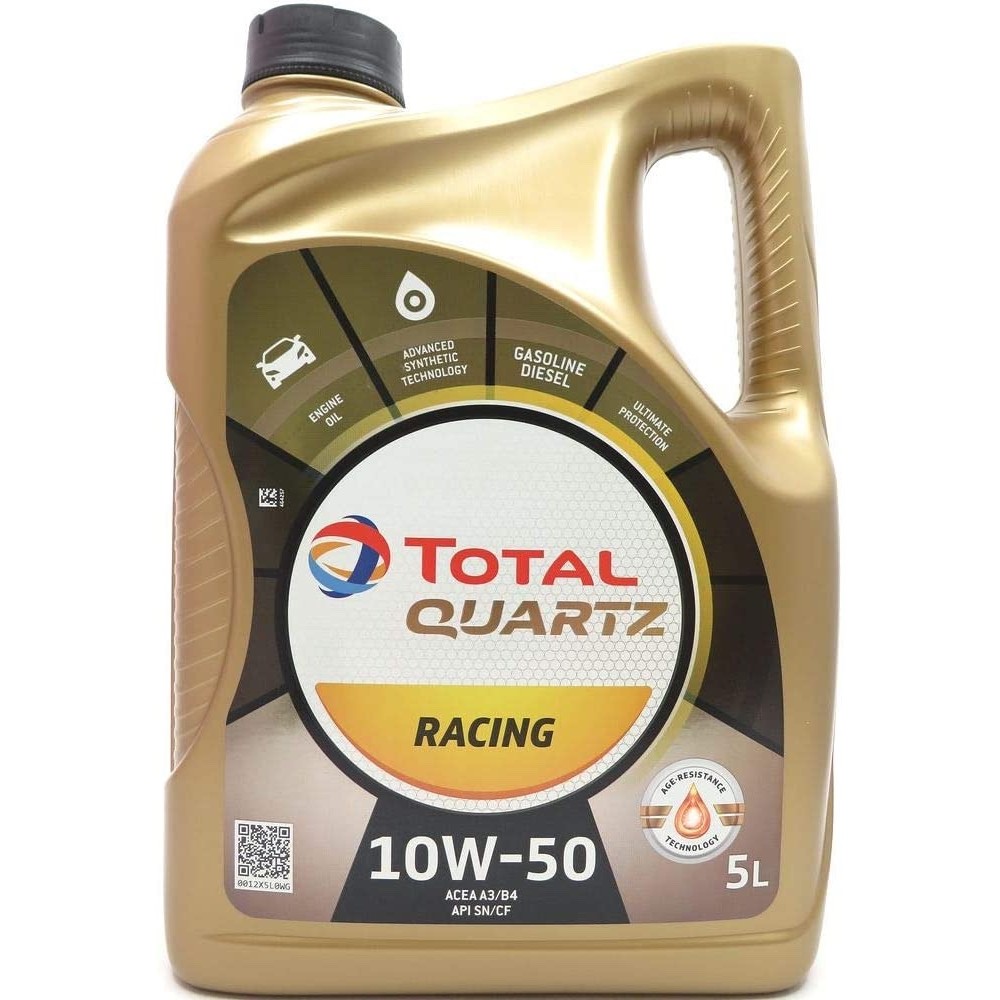 Оценка и мнение за Моторно масло TOTAL QUARTZ RACING 10W50 5L