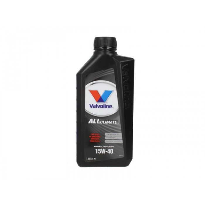 Снимка на Моторно масло VALVOLINE ALL CLIMATE 15W40 1L за Mitsubishi Montero 3 (V60,V70) 2.5 TDi (V64W, V74W) - 99 коня дизел