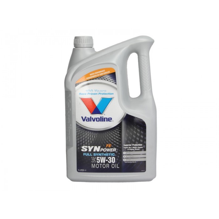 Снимка на Моторно масло VALVOLINE SYNPOWER FE 5W30 5L за камион Mercedes Actros MP2, MP3 2555, L, LL - 165 коня бензин