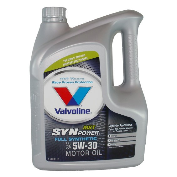 Снимка на Моторно масло VALVOLINE SYNPOWER MST C3 5W30 4L за Audi 100 Avant (44, 44Q, C3) 2.0 E Cat - 115 коня бензин