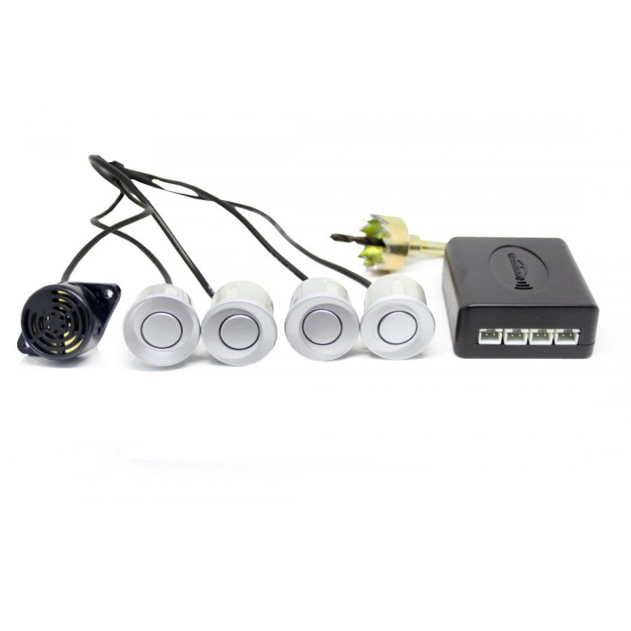 Снимка на Парктроник със звук - със сребристи датчици AP PS4S за CHEVROLET CAPTIVA C100,C140 3.0 4WD - 264 коня бензин