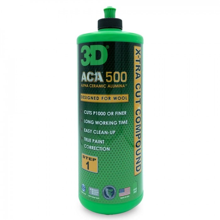 Снимка на Полираща паста 3D ACA 500 X-Tra Cut Compound - 946 ml 3D-Products 3DACA500946 за Audi A7 Sportback (4GA) 3.0 TDI quattro - 326 коня дизел