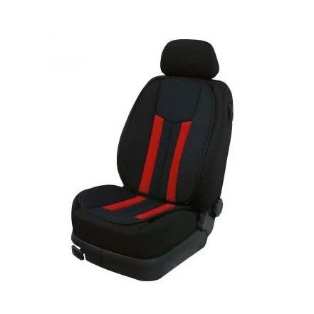Снимка на Постелка за седалка Oslo - Черно-червена цвят Petex 30470012 за Chevrolet S10 94-12 Pick-up 2.2 4x4 - 122 коня бензин