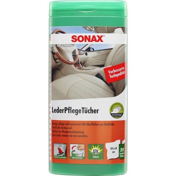Снимка на Почистващи кърпи за кожа и пластмаса SONAX AC SX412300 за камион Scania P,G,R,T Series S540 - 540 коня дизел
