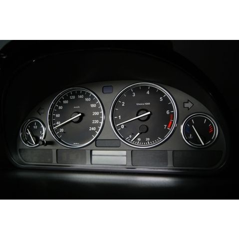 Снимка на Рингове за табло BMW Е38 / Е39 / X5 Е53 (99-07) - хром AP 839298 за BMW 5 Sedan E60 530 i - 258 коня бензин