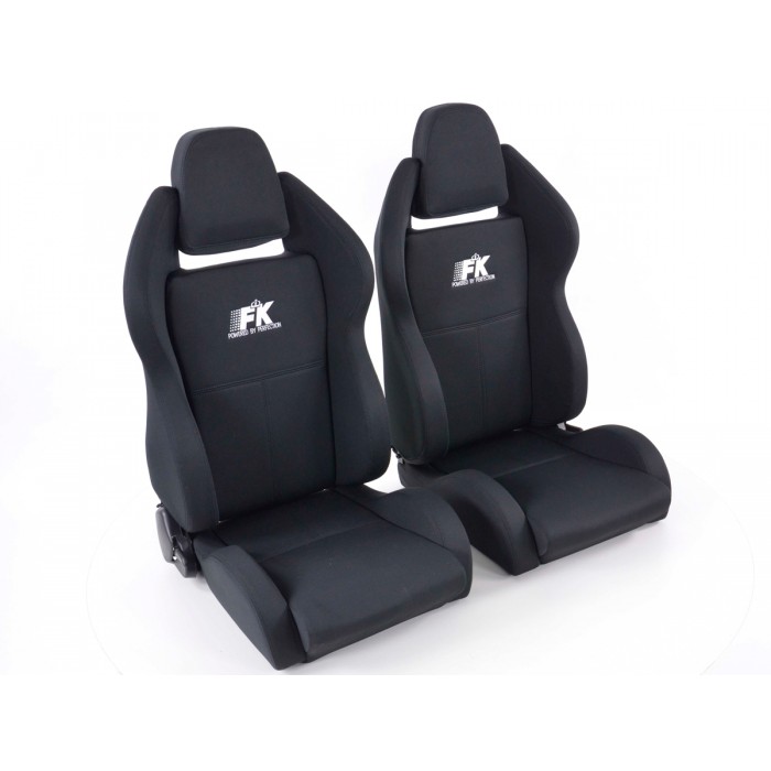 Оценка и мнение за Спортни седалки комплект 2 бр. Race 5 с подгряване и масаж FK Automotive FKRSE751/752-M
