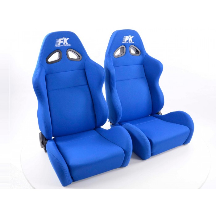 Снимка на Спортни седалки комплект 2 бр. Sport сини FK Automotive FKRSE013L/013R за Skoda Fabia 4 (PJ3) 1.5 TSI - 150 коня бензин