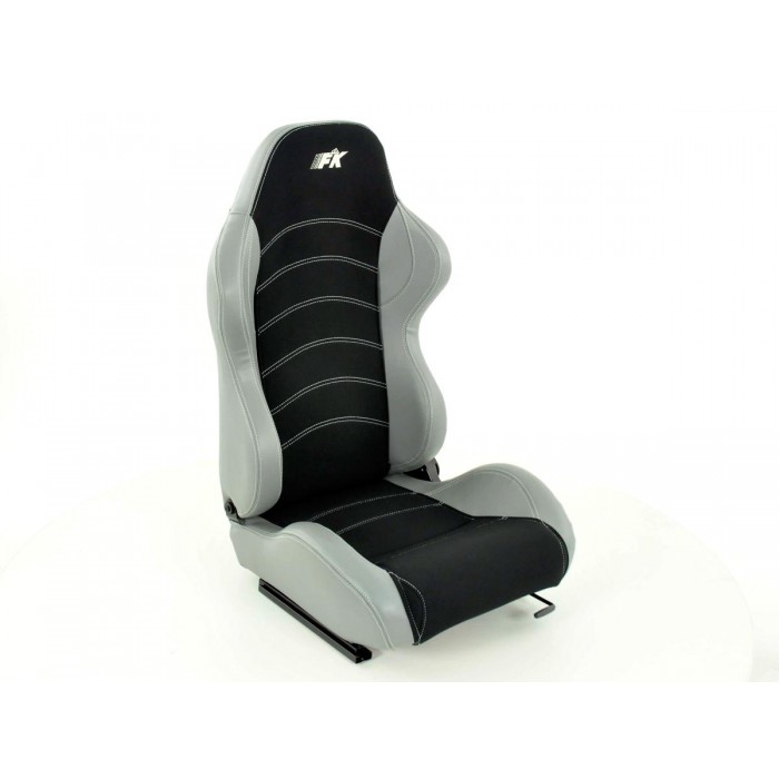 Оценка и мнение за Спортни седалки комплект 2 бр. Vancouver черни/сиви FK Automotive FKRSE011069