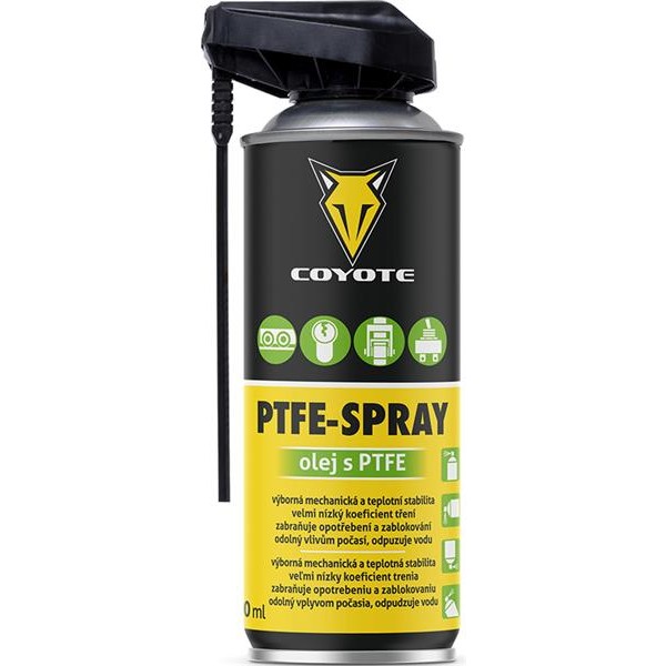 Оценка и мнение за Спрей за прах PTFE - 400 ml COYOTE C879805