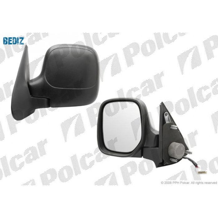 Снимка на странично огледало POLCAR 5790515M за Peugeot Ranch Box (5) 1.6 HDi 75 - 75 коня дизел